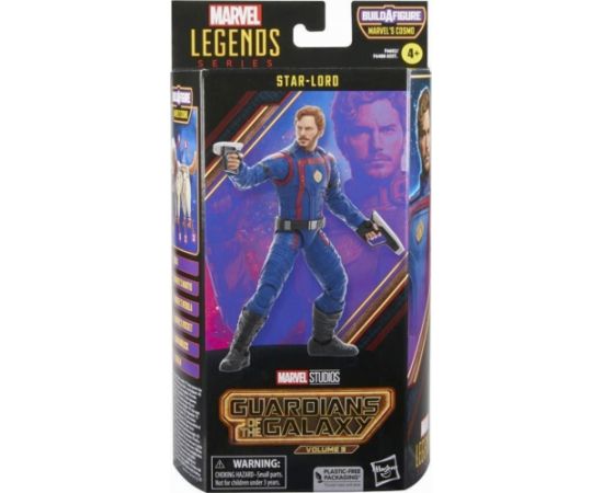 Hasbro Fans Marvel Legends Series: Guardians of the Galaxy Volume 3 - Star-Lord Action Figure (Build-A-Figure) (15cm) (F6602)