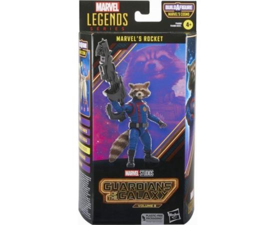 Hasbro Fans Marvel Legends Series: Guardians of the Galaxy Volume 3 - Marvel’s Rocket Action Figure (Build-A-Figure) (15cm) (Excl.) (F6608)