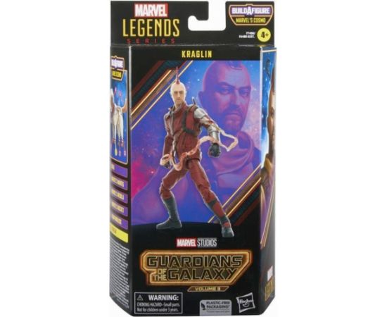 Hasbro Fans Marvel Legends Series: Guardians of the Galaxy Volume 3 - Kraglin Action Figure (Build-A-Figure) (15cm) (F7406)