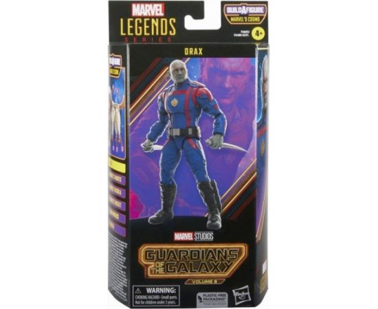 Hasbro Fans Marvel Legends Series: Guardians of the Galaxy Volume 3 - Drax Action Figure (Build-A-Figure) (15cm) (F6603)