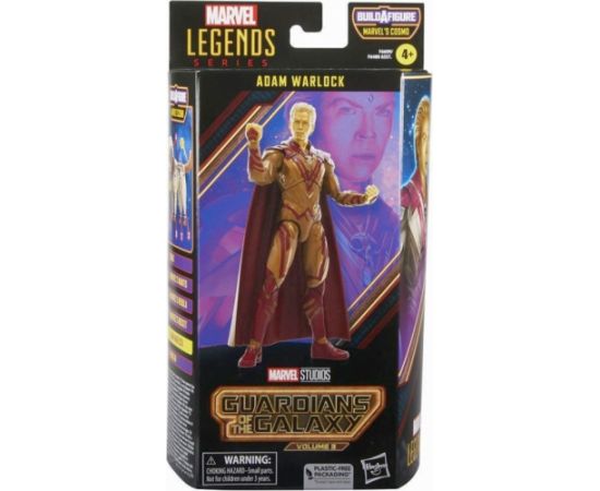 Hasbro Fans Marvel Legends Series: Guardians of the Galaxy Volume 3 - Adam Warlock Action Figure (Build-A-Figure) (15cm) (F6609)