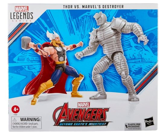 Hasbro Fans Marvel Avengers: Legends Series (60th Anniversary) - Beyond Earths Mightiest - Thor Vs. Marvels Destroyer Action Figures (15cm) (F7087)