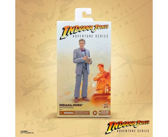 Hasbro Fans Indiana Jones and the Last Crusader: Adventure Series - Indiana Jones (Professor) Action Figure (15cm) (Excl.) (F6089)