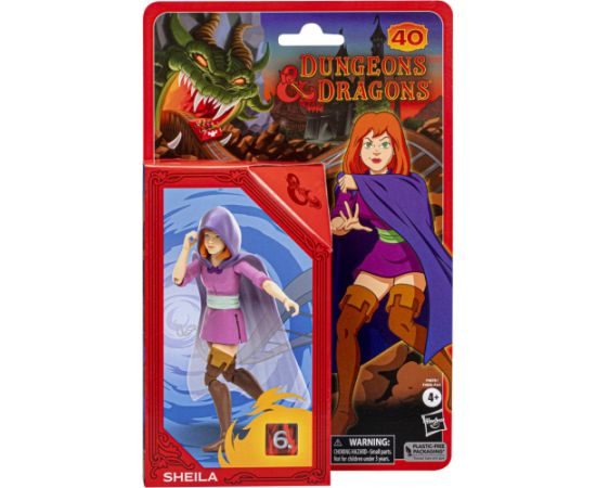 Hasbro Fans Cartoon Classics: Dungeons  Dragons - Sheila Action Figure (15cm) (Excl.) (F4878)