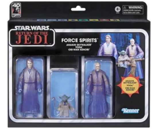 Hasbro Fans Black Series: Disney Star Wars Return of the Jedi Force Spirits - Anakin Skywalker / Yoda / Obi-Wan Kenobi Figures (15cm)  (F6998)