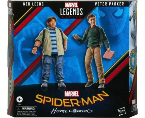 Hasbro Fans - Marvel Spider-Man Homecoming: Legends Series - Ned Leeds  Peter Parker Action Figures (F3457)