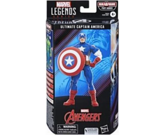 Hasbro Fans - Marvel Legends: Ultimate Captain America Action Figure (15cm) (Build-A-Figure Puff Adder) (F6616)