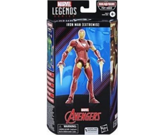 Hasbro Fans - Marvel Legends: Iron Man (Extremis) Action Figure (15cm) (Build-A-Figure Puff Adder) (Excl.) (F6617)