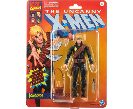 Hasbro Fans - Marvel Comic: The Uncanny X-Men - Longshot Action Figure (F3977)