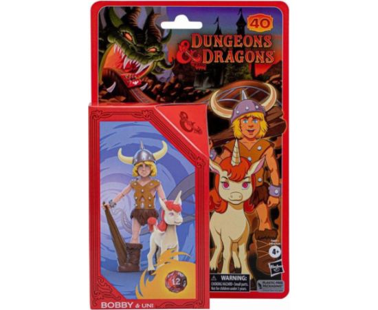 Hasbro Fans - Dungeons  Dragons Retro Collection: Bobby  Uni Action Figures (15cm) (Excl.) (F4877)