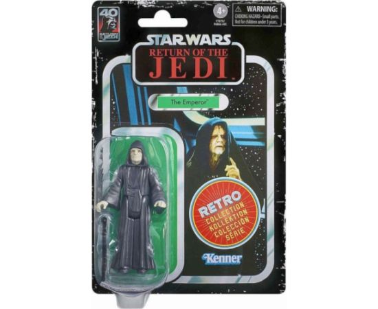 Hasbro Fans - Disney Star Wars: Return of the Jedi Retro Collection - The Emperor Action Figure (10cm) (F7275)