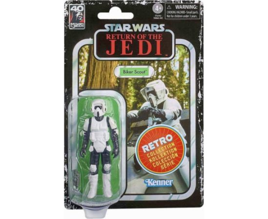 Hasbro Fans - Disney Star Wars: Return of the Jedi Retro Collection - Biker Scout Action Figure (10cm) (F7279)