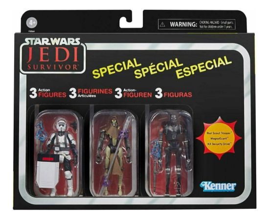 Hasbro Fans - Disney Star Wars Jedi Survivor: The Vintage Collection - 3 Action Figures Multipack (F5564)