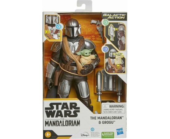 Hasbro Disney Star Wars The Mandalorian: Galactic Action - The Mandalorian  Grogu (F5194)