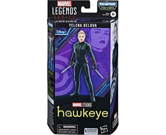 Hasbro Disney Marvel Legends Series: Build a Figure Hydra Stomper - Hawkeye Yelena Belova Action Figure (15cm) (F6541)