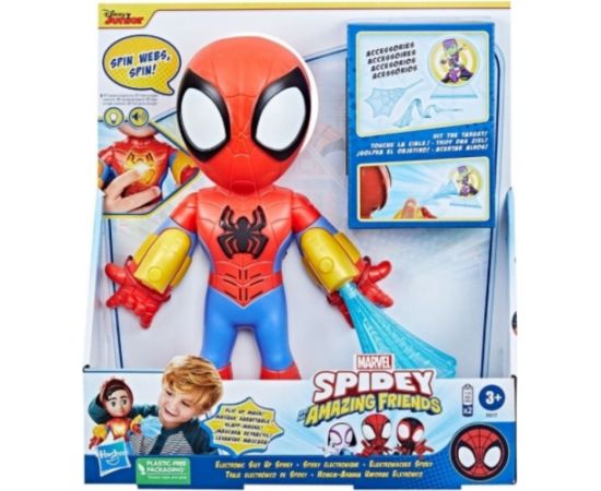 Hasbro Disney Junior Marvel: Spidey and his Amazing Friends - Electronic Suit Up Spidey Figure (F8317)