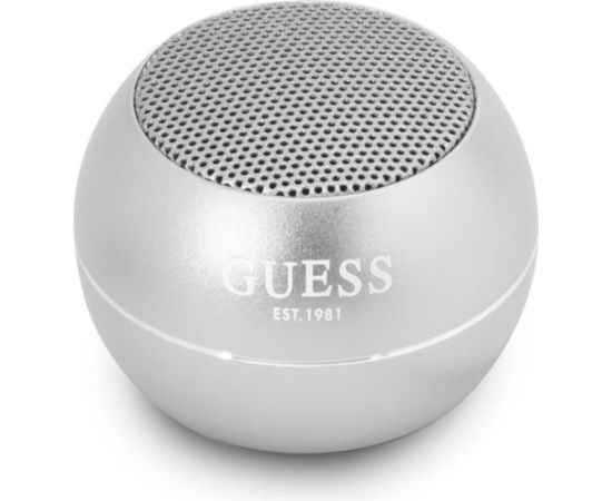 Guess Mini Bluetooth Speaker 3W 4H Silver