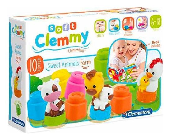 Clementoni Baby Clementoni: Soft Clemmy Set - Sweet Animal Farm (1033-17174)