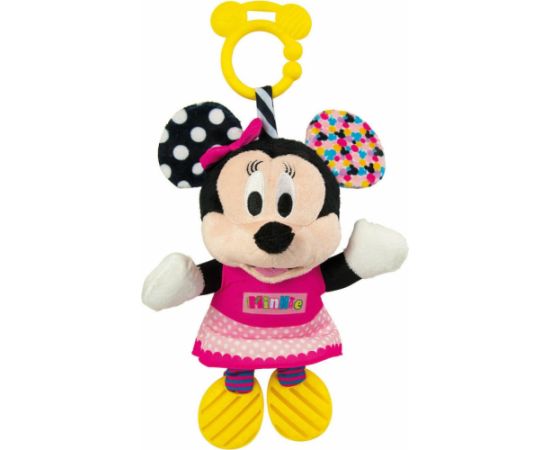 Clementoni AS Disney Baby Clementoni Minnie First Activities Plush Toy with Teething Ring (1000-17164)