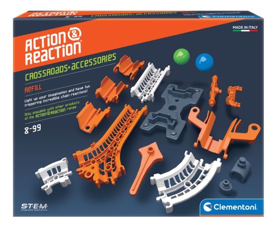 Clementoni AS Clermentoni: Action  Reaction Refill STEM - Crossroads  Accessories (1026-19167)