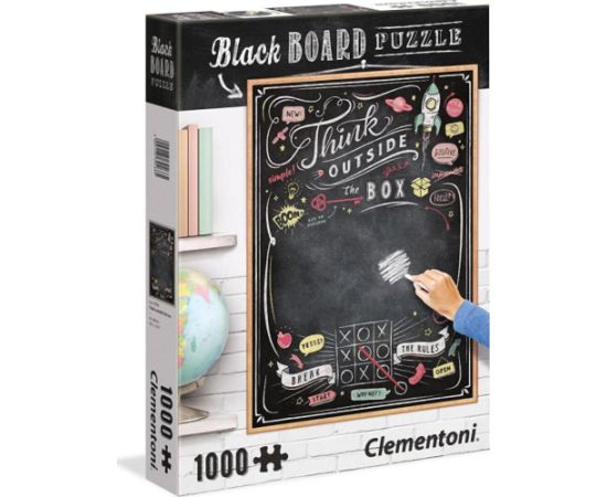 Clementoni AS Clementoni Writable Black Board Puzzle - Think out of the Box (1000pcs) (1260-39468)