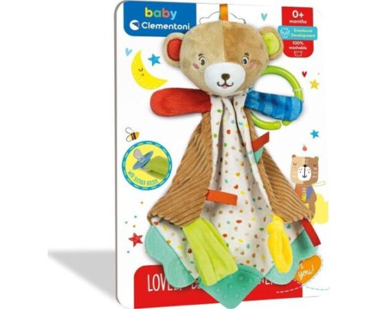 Clementoni AS Baby Clementoni - Lovely Bear Comforter (1000-17786)