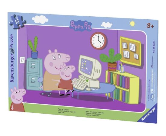 Ravensburger Frame Puzzle: Peppa The Ping (15pcs) (06123)