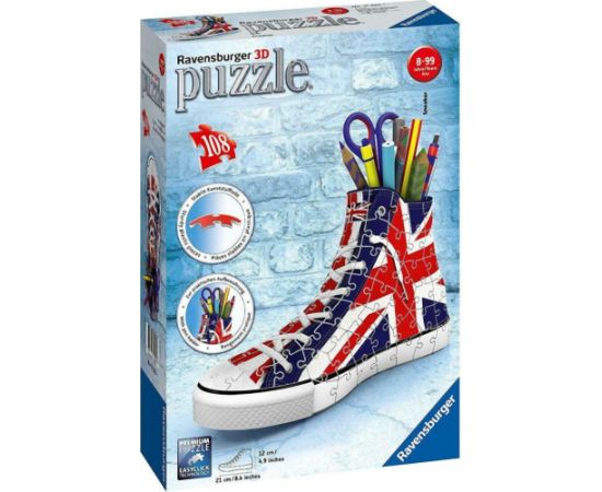 Ravensburger 3D Puzzle: Sneaker British Flag (108 pcs) (11222)