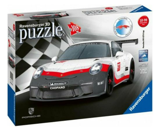 Ravensburger 3D Puzzle: Porche 911 GT3 Cup (108pcs) (11147)