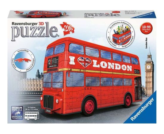 Ravensburger 3D Puzzle: London Bus (216 pcs) (12534)