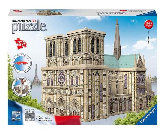 Ravensburger 3D Puzzle: Cathedrale Notre-Dame de Paris (324pcs) (12523)