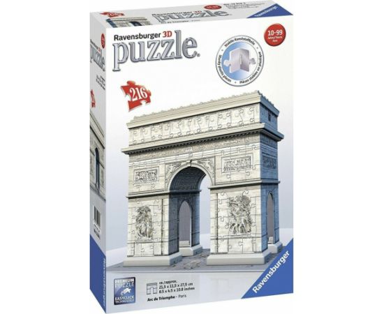 Ravensburger 3D Puzzle: Arc de Triomphe - Paris (216pcs) (12514)