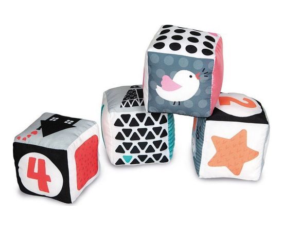 Clementoni AS Baby Clementoni Baby Blocks (Black  White Cubes) (1000-17321)