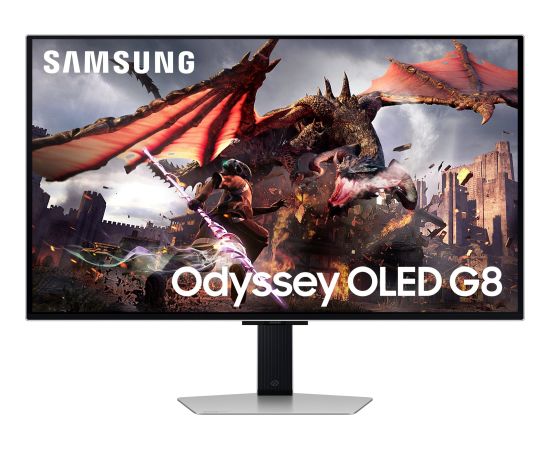 Monitor Samsung Samsung LS32DG802SUXDU | 32 " | OLED | 4K | 16:9 | 240 Hz | 0.03 ms | 3840 x 2160 pixels | 200 cd/m² | HDMI ports quantity 2 | Silver