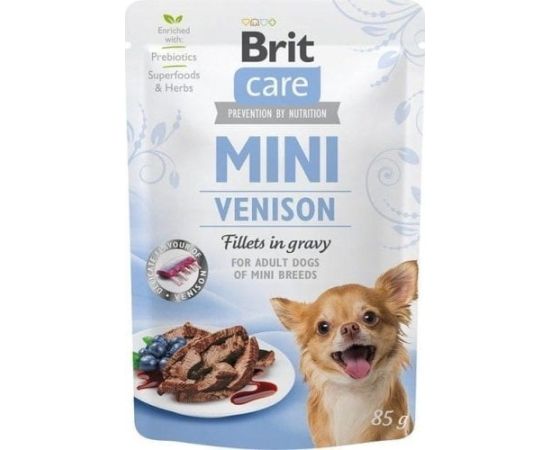 Brit Brit Care Mini Pouch VENISON -Mokra karma dla psa - 85g