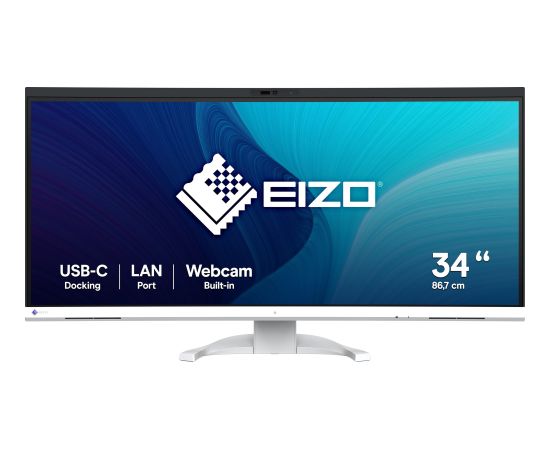 Monitor Eizo EIZO 86.7cm (34,1") EV3450XC-WT 21:9 4K 2xHDMI+DP+USB-C Curv