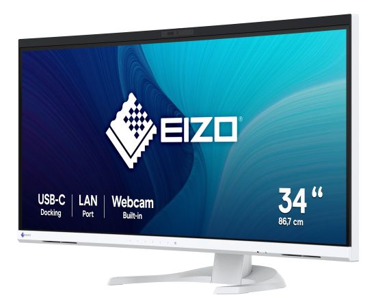 Monitor Eizo EIZO 86.7cm (34,1") EV3450XC-WT 21:9 4K 2xHDMI+DP+USB-C Curv