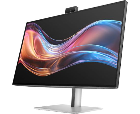 Monitor HP HP 727pm - Series 7 Pro - LED-Monitor - 68.6 cm (27") - 3840 x 2160 4K @ 60 Hz - IPS Black - 400 cd/m2 - 2000:1 - DisplayHDR 400 - 5 ms - Thunderbolt 4, HDMI, DisplayPort - Lautsprecher - Schwarz, Silber