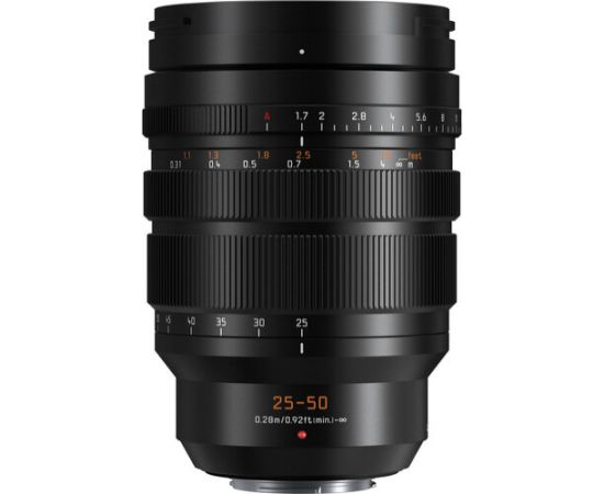 Panasonic Leica DG Vario-Summilux 25-50mm f/1.7 ASPH. lens, black