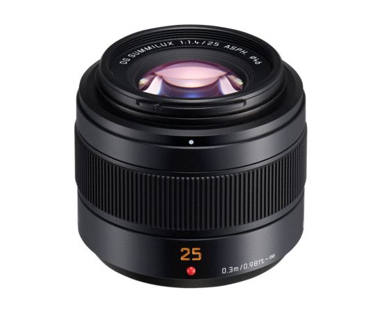 Panasonic Leica DG Summilux 25 мм f/1.4 II ASPH. объектив, черный