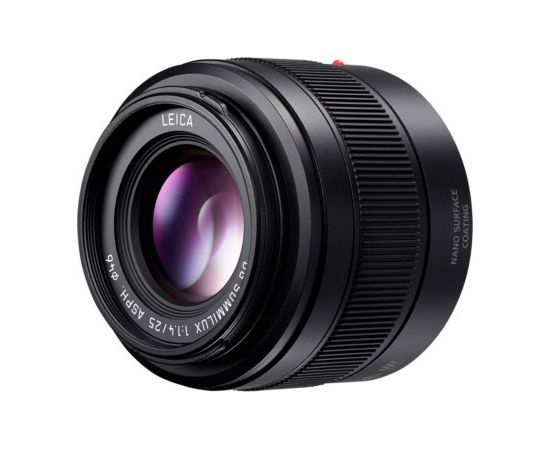 Panasonic Leica DG Summilux 25 мм f/1.4 II ASPH. объектив, черный