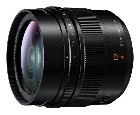 Panasonic Leica DG Summilux 12 мм f/1.4 ASPH. объектив, черный