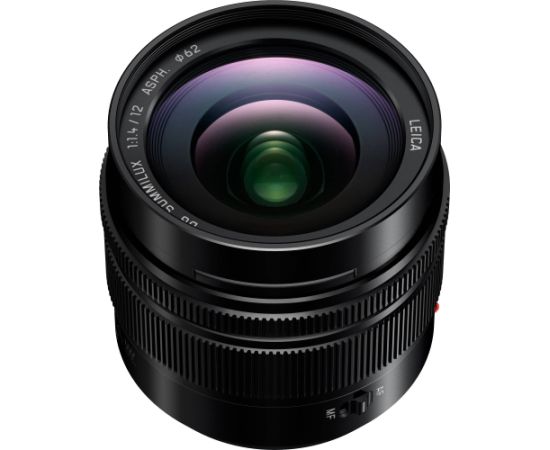 Panasonic Leica DG Summilux 12 мм f/1.4 ASPH. объектив, черный