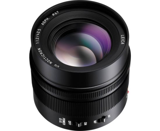 Panasonic Leica DG Nocticron 42.5mm f/1.2 ASPH. Power O.I.S. objektīvs, melns