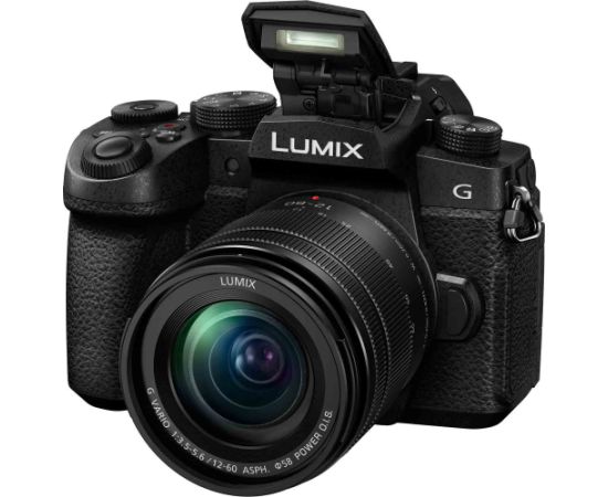 Panasonic Lumix DC-G90 + 12-60mm Kit, melns