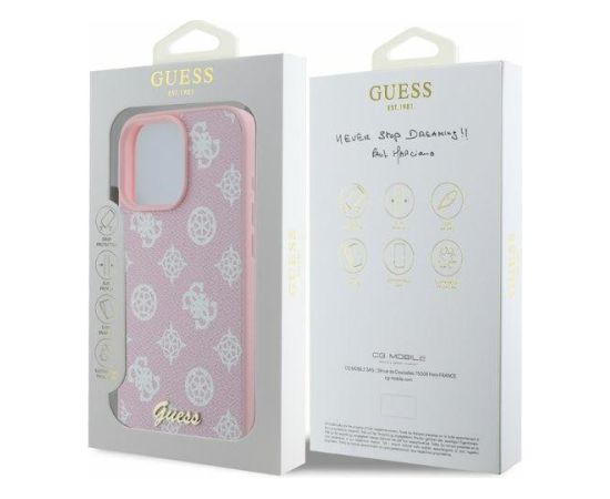 Guess GUHMP16XPGPYSP Чехол для Apple iPhone 16 Pro Max