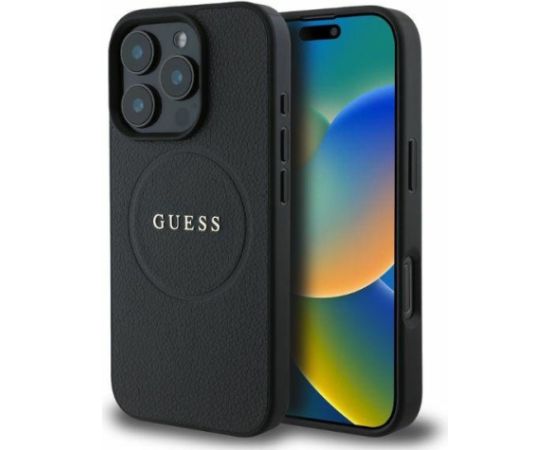 Guess GUHMP16XPGHSMMK Aizmugurējais Apvalks priekš Apple iPhone 16 Pro Max