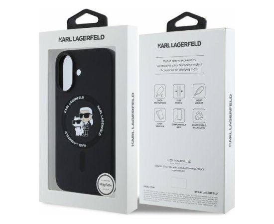 Karl Lagerfeld KLHMP16SSCMKCRHK Aizmugurējais Apvalks priekš Apple iPhone 16