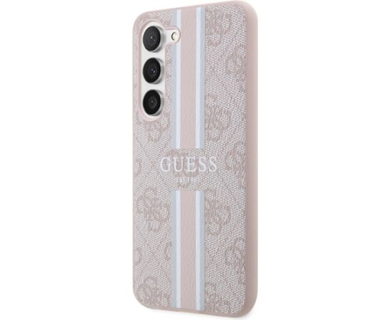 Guess GUHCS23SP4RPSP S23 S911 różowy|pink hardcase 4G Printed Stripe