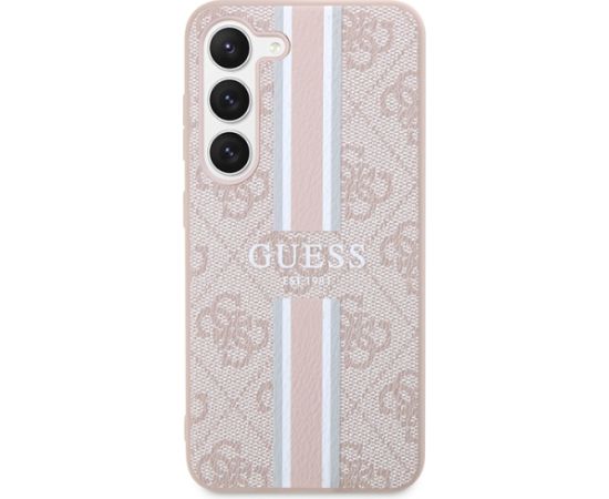 Guess GUHCS23SP4RPSP S23 S911 różowy|pink hardcase 4G Printed Stripe